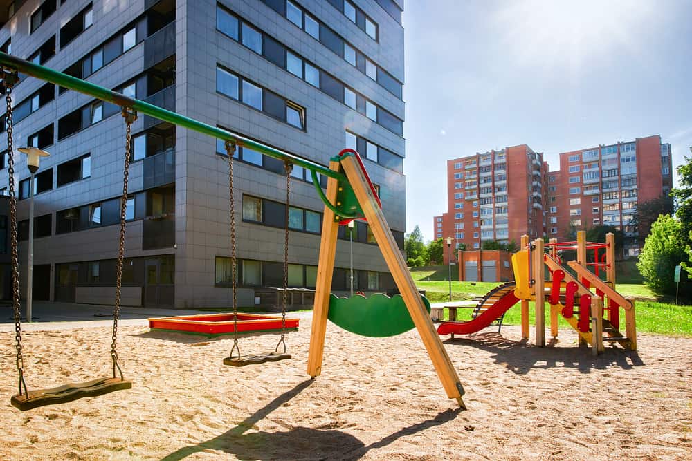 Make your multifamily property investment appealing, with a park or some other family oriented amenity. 