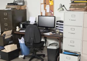 don't have office clutter